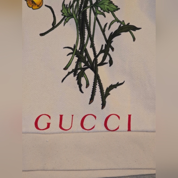 Gucci Chateau Marmont Graphic Sweatshirt Altered to Sz Medium - Picture 12 of 16